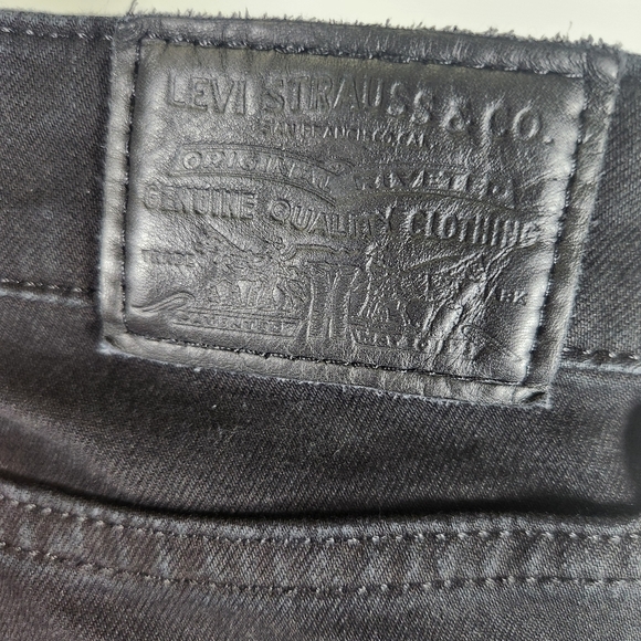 Levi's Premium Women's High Rise Jeans - Black 32X32 - Picture 9 of 12